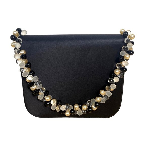 Renaud Pellegrino Handbags - Renaud Pellegrino Mini Evening Black Handbag for Women